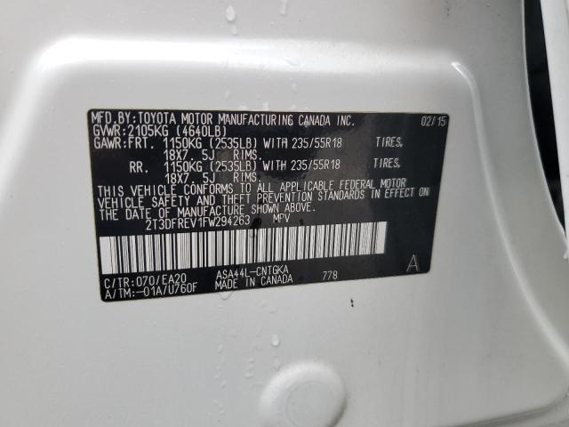 2015 TOYOTA RAV4 LIMIT - 2T3DFREV1FW294263