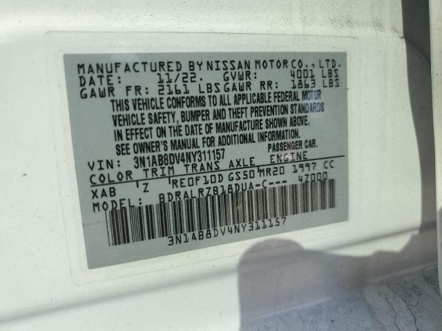 2022 NISSAN SENTRA SR - 3N1AB8DV4NY311157