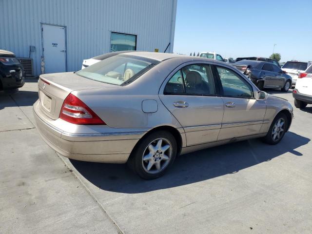 MERCEDES-BENZ C 240 2003 gold  gas WDBRF61J43F333060 photo #4