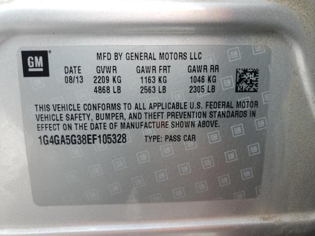 VIN 1G4GA5G38EF105328 2014 Buick Lacrosse no.12