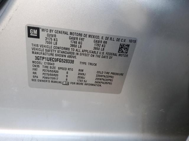 2015 GMC SIERRA C15 - 3GTP1UEC9FG528338