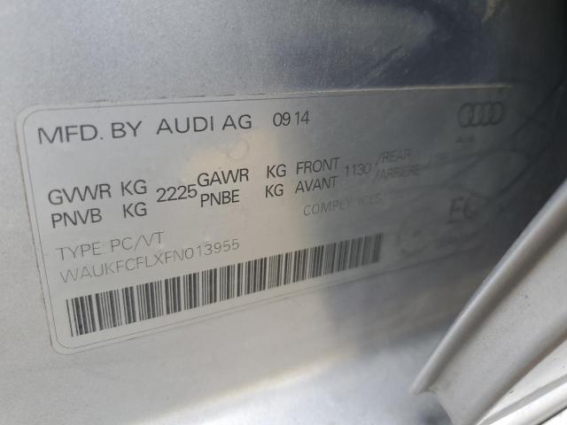 2015 AUDI A4 PRESTIG WAUKFCFLXFN013955