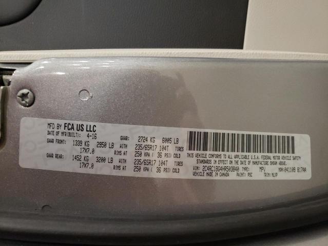 2017 CHRYSLER PACIFICA T - 2C4RC1BG4HR503840