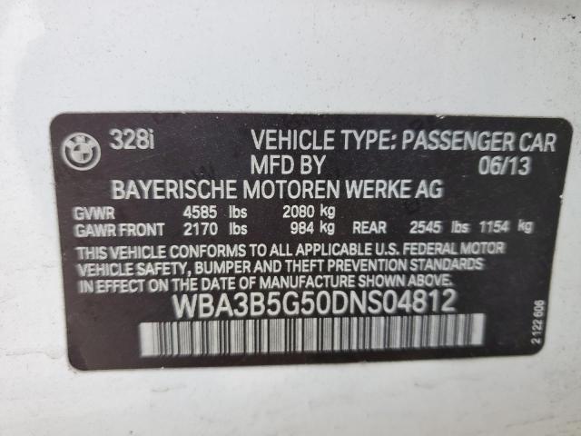 VIN WBA3B5G50DNS04812 2013 BMW 3 Series, 328 Xi Sulev no.12