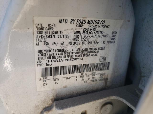 2011 FORD F350 SUPER 1FT8W3AT2BEC82563  69329104