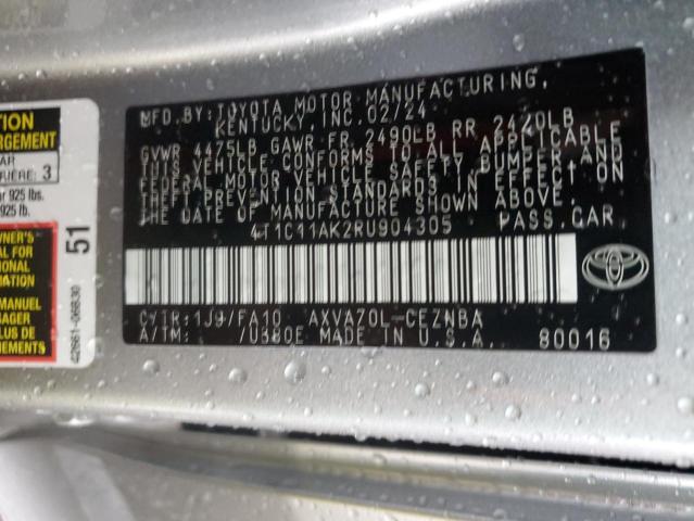 2024 TOYOTA CAMRY LE - 4T1C11AK2RU904305