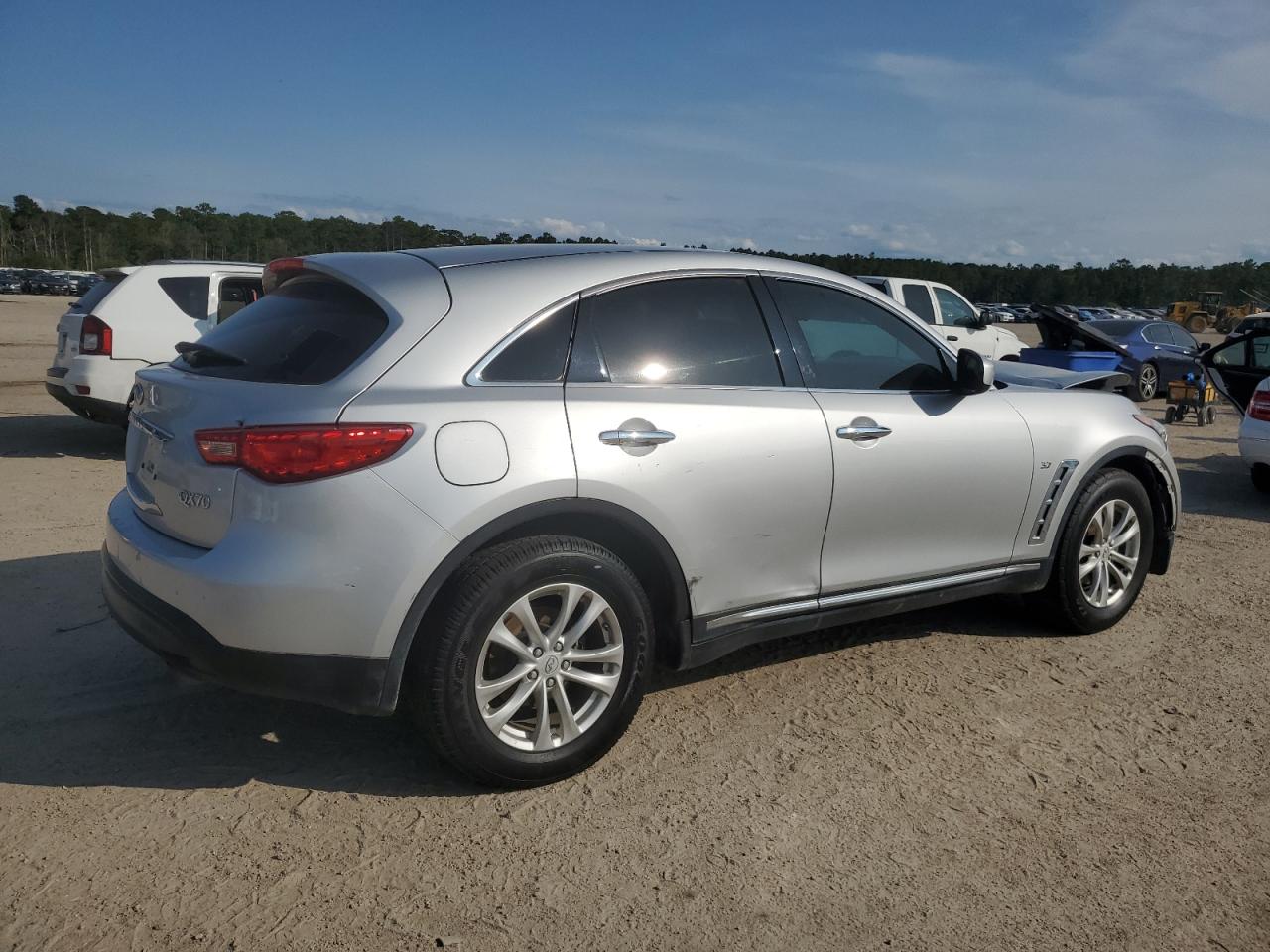 INFINITI QX70 2017 silver 4dr spor gas JN8CS1MW0HM415243 photo #4