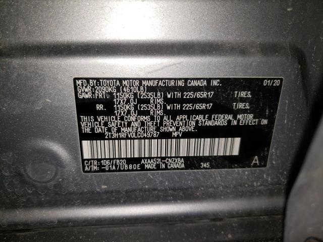 2020 TOYOTA RAV4 LE - 2T3H1RFV0LC049787
