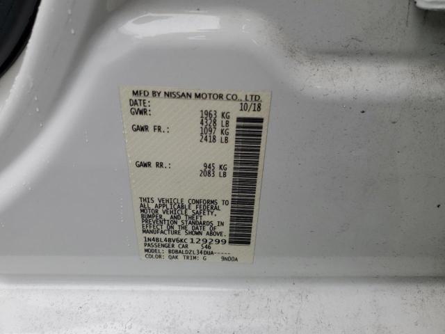 2019 NISSAN ALTIMA S - 1N4BL4BV6KC129299