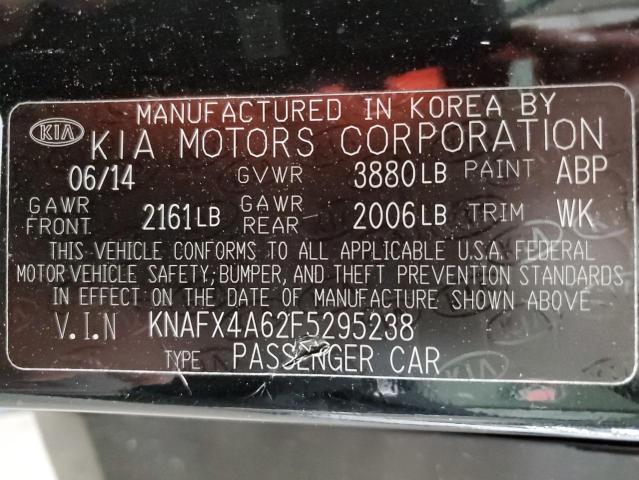 VIN KNAFX4A62F5295238 2015 KIA Forte, LX no.13