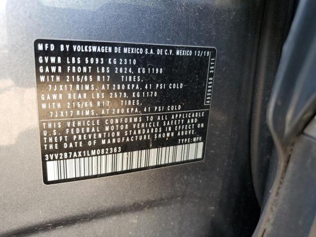2020 VOLKSWAGEN TIGUAN SE - 3VV2B7AX1LM082363