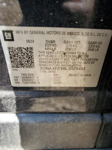 2020 CHEVROLET EQUINOX - 3GNAXFEV6LS529481