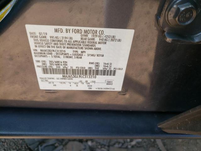 2020 FORD ECOSPORT S - MAJ6S3GL9LC313210