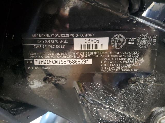 2006 HARLEY-DAVIDSON FLHTCUI 1HD1FCW156Y686839