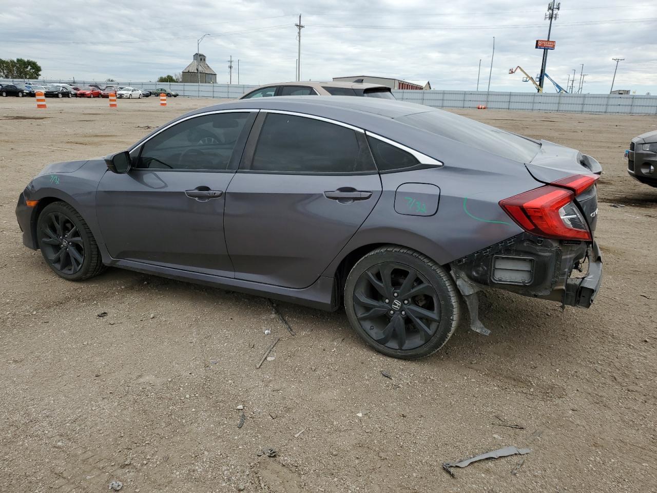 Lot #2970186330 2019 HONDA CIVIC SPOR