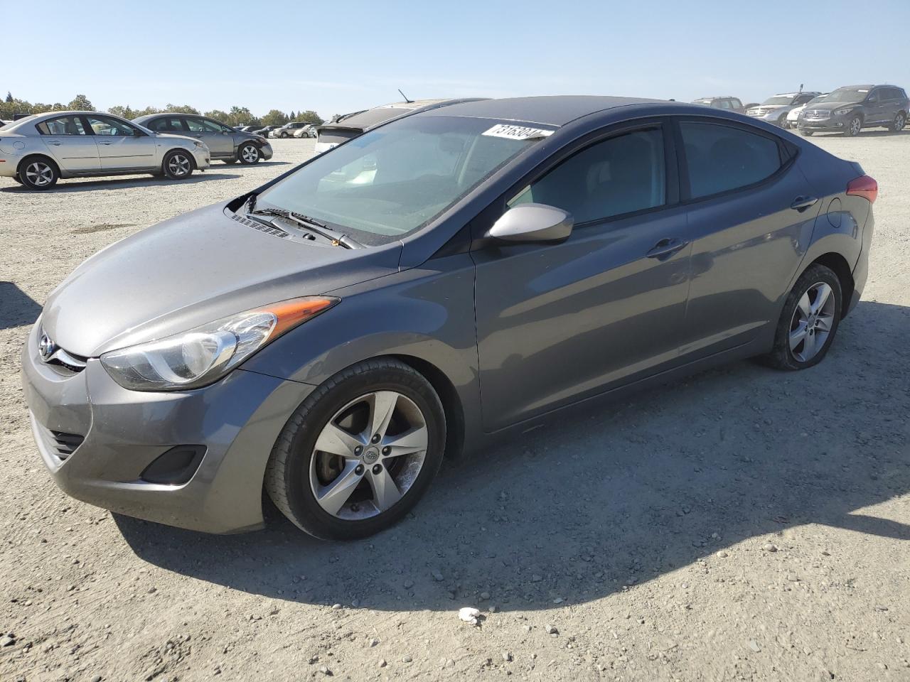 Lot #2898182254 2013 HYUNDAI ELANTRA GL