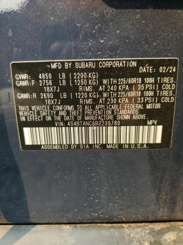 2024 SUBARU OUTBACK LI - 4S4BTANC6R3239780