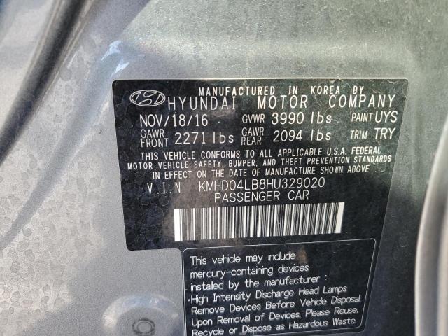 2017 HYUNDAI ELANTRA SP - KMHD04LB8HU329020