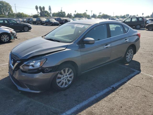 NISSAN SENTRA S 2016 gray  gas 3N1AB7AP4GL672615 photo #1