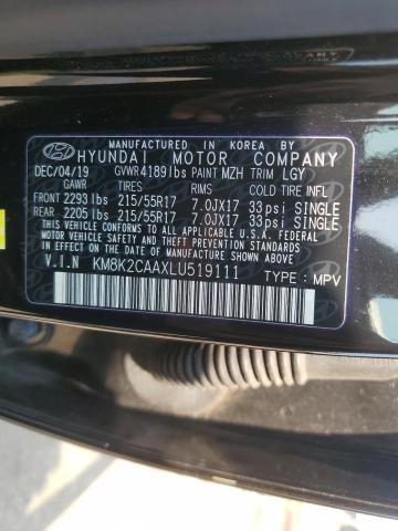 2020 HYUNDAI KONA SEL - KM8K2CAAXLU519111