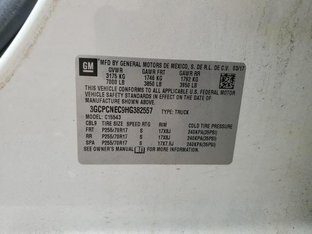 2017 CHEVROLET SILVERADO - 3GCPCNEC9HG382557