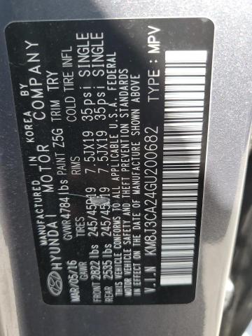 2016 HYUNDAI TUCSON LIM - KM8J3CA24GU200682