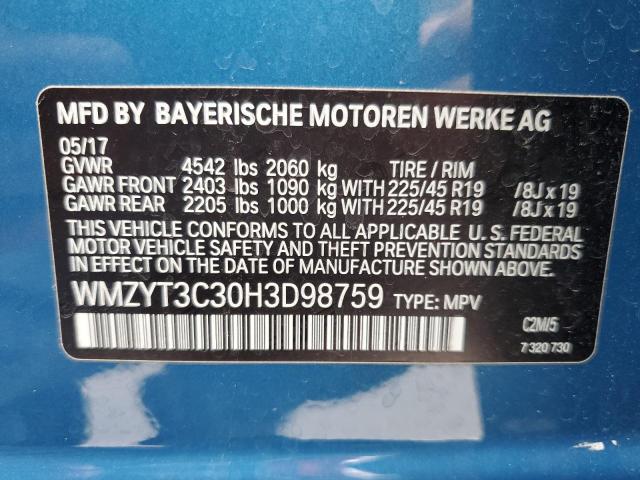2017 MINI COOPER S C - WMZYT3C30H3D98759