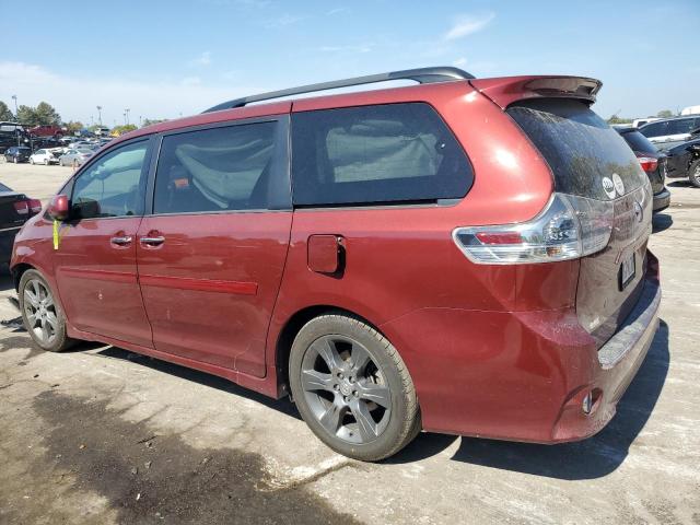 TOYOTA SIENNA SE 2016 red sports v gas 5TDXK3DC0GS695330 photo #3