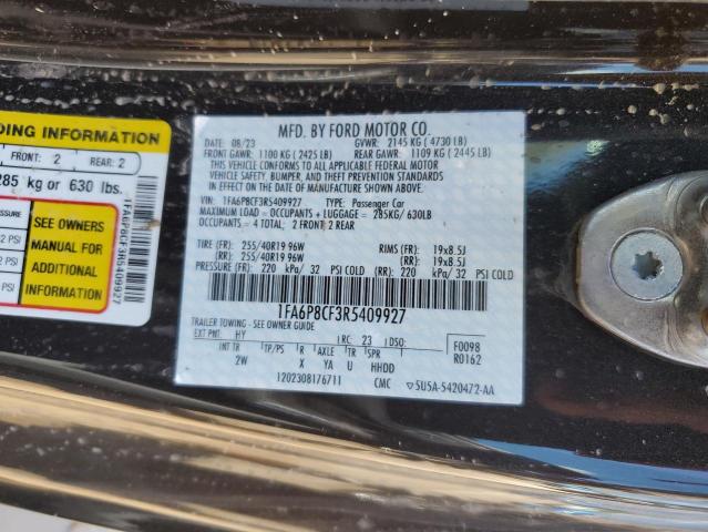 2024 FORD MUSTANG GT - 1FA6P8CF3R5409927