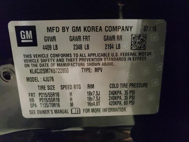 2019 BUICK ENCORE SPO - KL4CJ2SM7KB722850