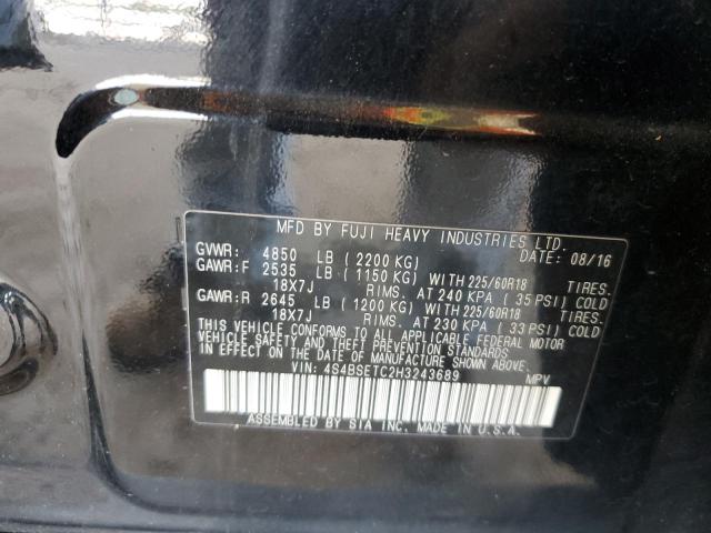 2017 SUBARU OUTBACK TO - 4S4BSETC2H3243689