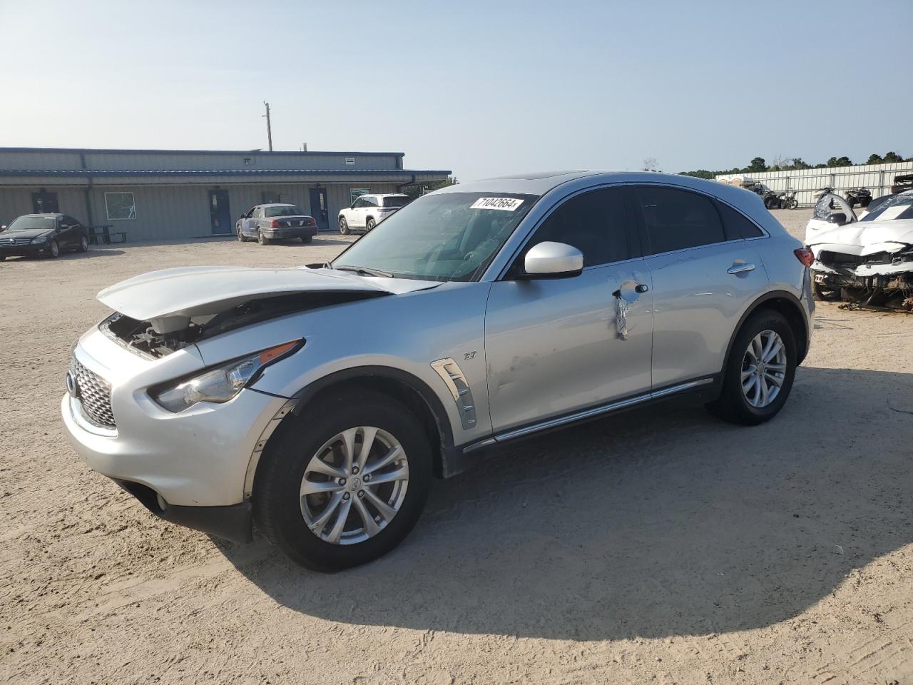 INFINITI QX70 2017 silver 4dr spor gas JN8CS1MW0HM415243 photo #1