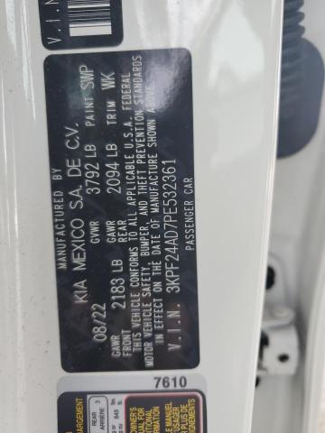 2023 KIA FORTE LX - 3KPF24AD7PE532361