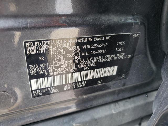 2022 TOYOTA RAV4 LE - 2T3H1RFV4NC185536
