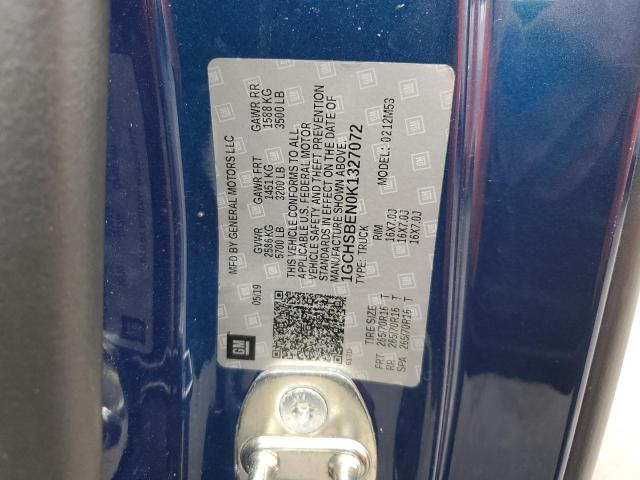 2019 CHEVROLET COLORADO - 1GCHSBEN0K1327072