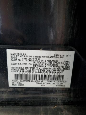 2015 MITSUBISHI OUTLANDER - 4A4AR3AU1FE007802
