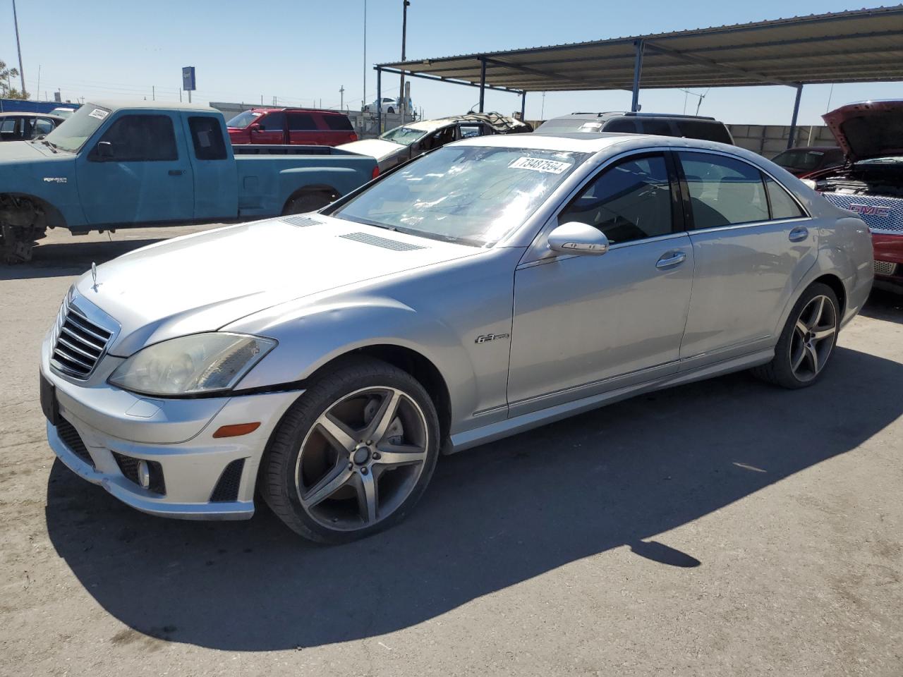 MERCEDES-BENZ S 63 AMG 2009 silver sedan 4d gas WDDNG77X59A243734 photo #1