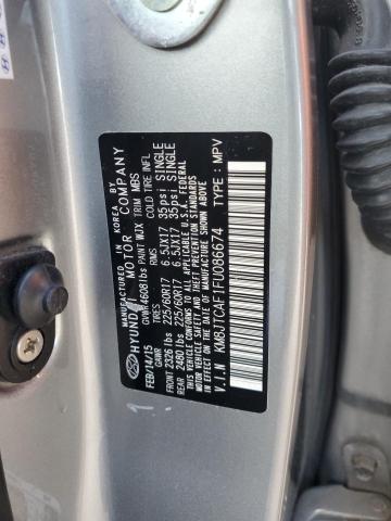 2015 HYUNDAI TUCSON 4D - KM8JTCAF1FU086674