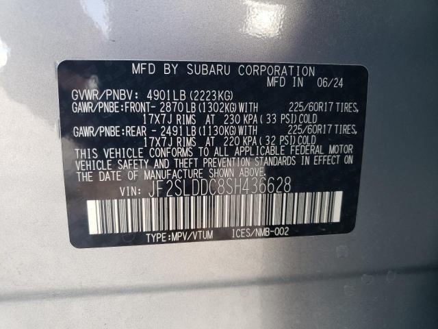 2025 SUBARU FORESTER P - JF2SLDDC8SH436628