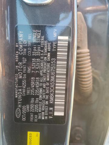 2021 HYUNDAI KONA LIMIT - KM8K3CA53MU675153