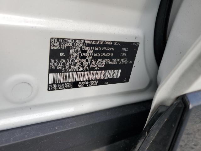 2020 TOYOTA RAV4 XSE - 2T3EWRFV2LW073513