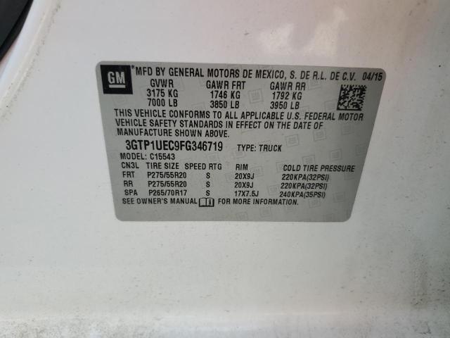 2015 GMC SIERRA C15 - 3GTP1UEC9FG346719