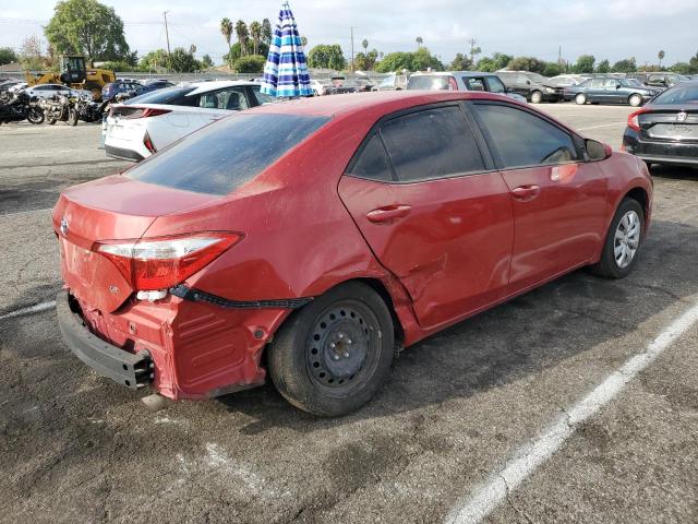 TOYOTA COROLLA L 2015 red sedan 4d gas 5YFBURHE2FP254731 photo #4