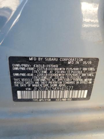 2019 SUBARU CROSSTREK - JF2GTACC5KH341577