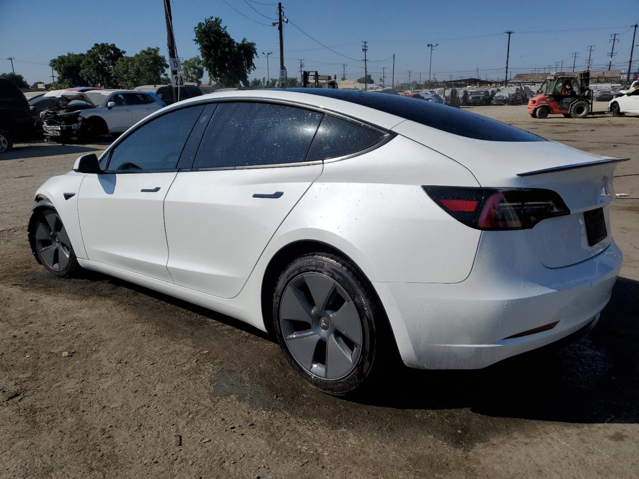 Lot #2986281172 2021 TESLA MODEL 3