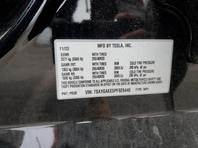 VIN 7SAYGAEE5PF926448 2023 Tesla MODEL Y no.13