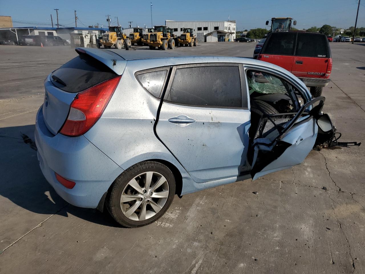 Lot #2893184686 2014 HYUNDAI ACCENT GLS