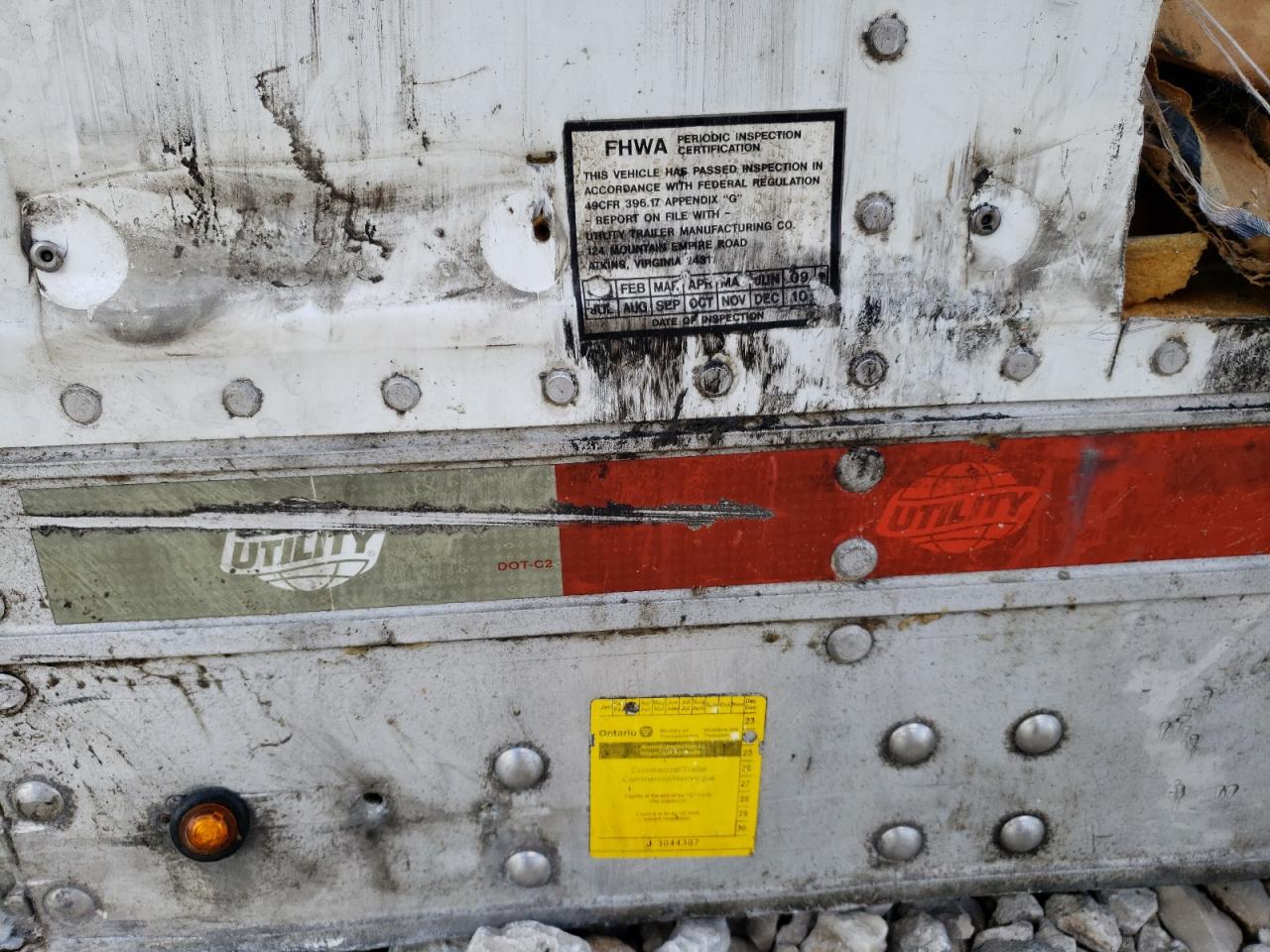 Lot #3206440507 2011 UTILITY TRAILER