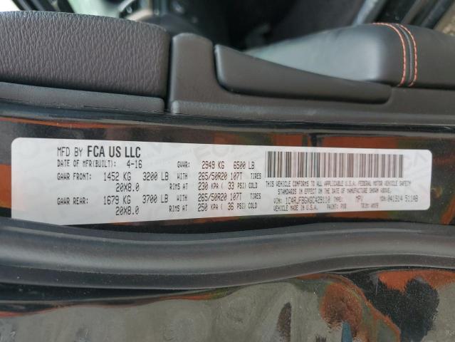 2016 JEEP GRAND CHER - 1C4RJFBGXGC429110