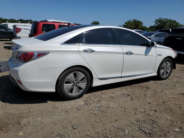 HYUNDAI SONATA HYB 2014 white sedan 4d hybrid engine KMHEC4A40EA106905 photo #4